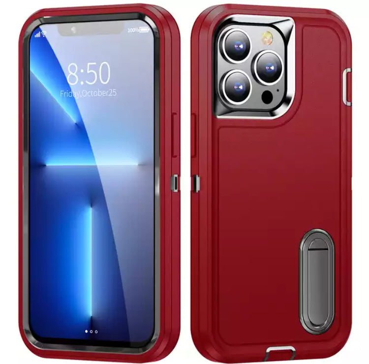 Premium Drop-Protection Style Double-Layers Kickstand Phone Case- for Apple iPhone 14 Series 2022 - Super Savings Technologies Co.,LTD Premium Drop-Protection Style Double-Layers Kickstand Phone Case- for Apple iPhone 14 Series 2022 - Super Savings Technologies Co.,LTD